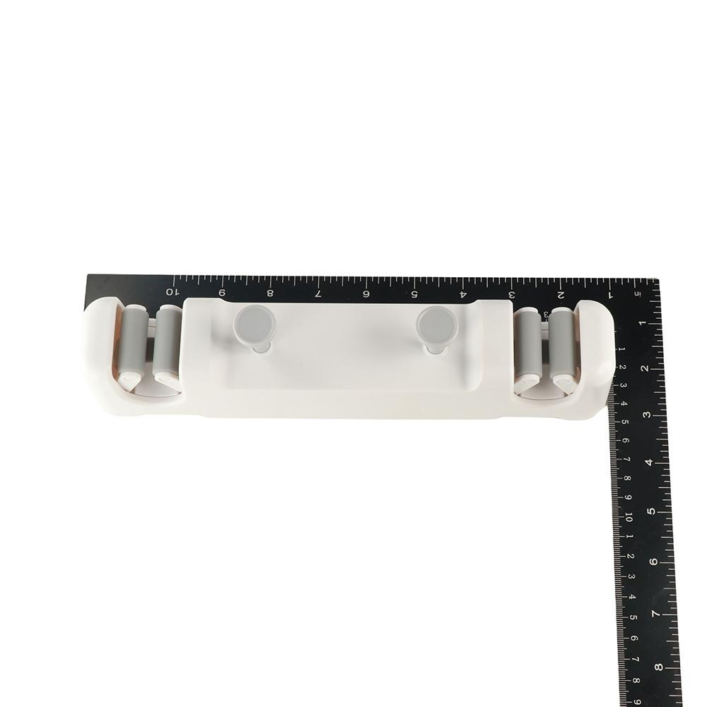 Self-Adhesive Mop Broom Holder Dual Port Broom Hanger Multi-functional Mop Clamp  for Home