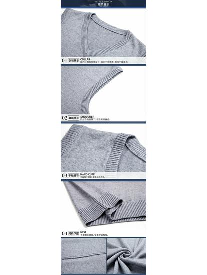 Men's V-Neck Plus Size Wool Vest - Casual Autumn/Winter Knitted Pullover, Sleeveless Sweater for Middle-Aged and Young