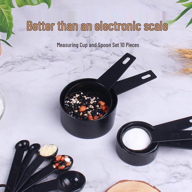 10-Piece Plastic Measuring Spoon Set