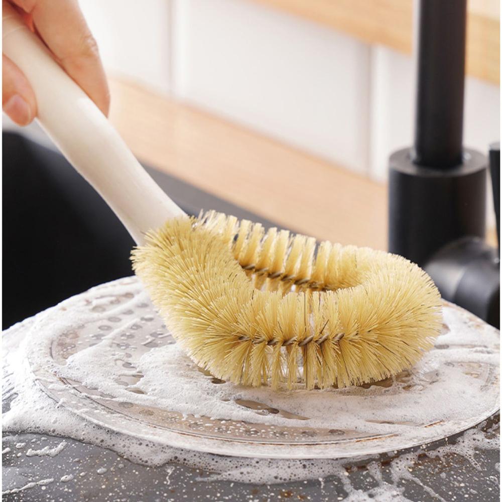 Wooden Pot Brush With Long Handle Home Cleaning Tools Cleaning Brush Kitchen Accessories Household Kitchen Supplies