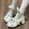 Fashion Temperament Woman Shoes 2026 Autumn New Item Women's Bow High Heels Comfort Versatile Women's Mary Jane Shoes Zapatos