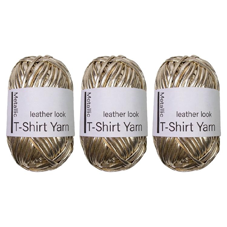 3 Rolls Metallic Polyester Cord 32.8Yard Each Knitting Thread Yarn For Handmade Bag Purses Wallets Braiding Stitching