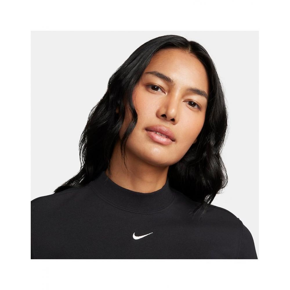 Nike Sportswear Crewneck Crop Track Top Black