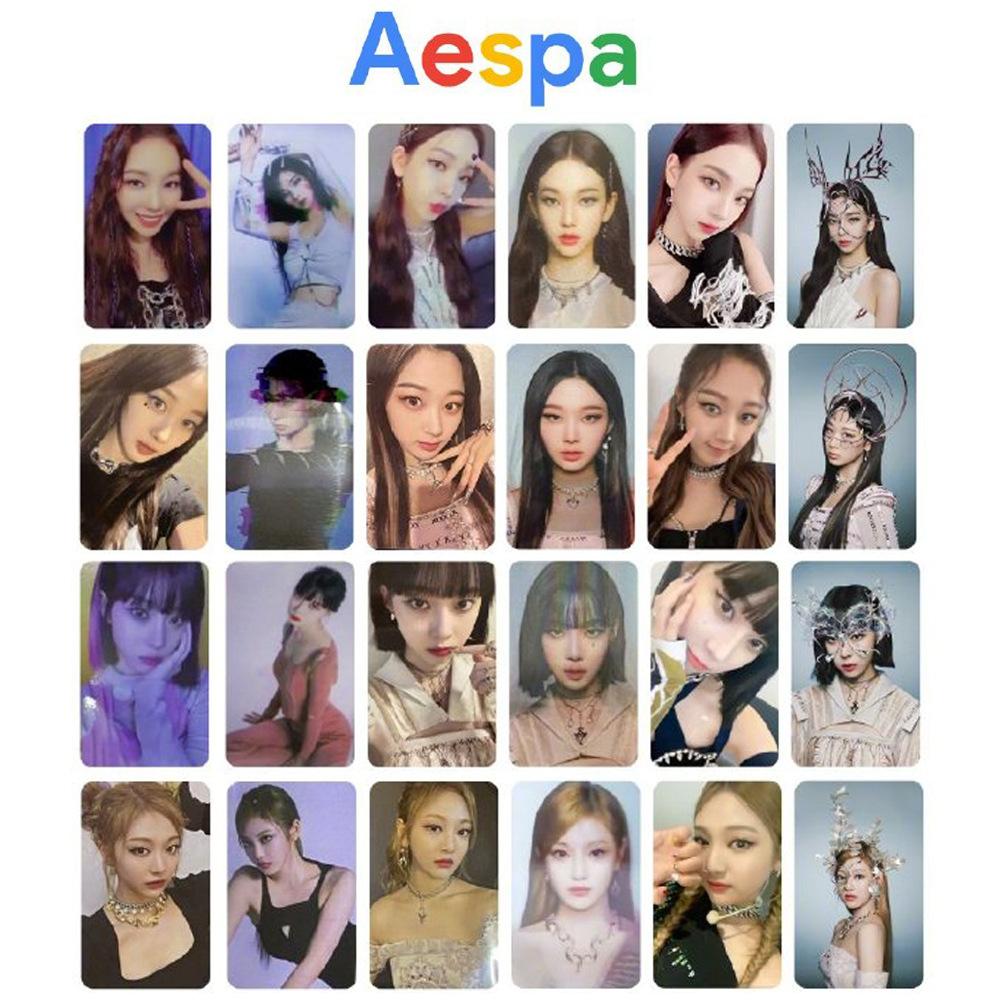 Compre 6pcs/set Aespa album Savage Lomo Card WINTER KARINA