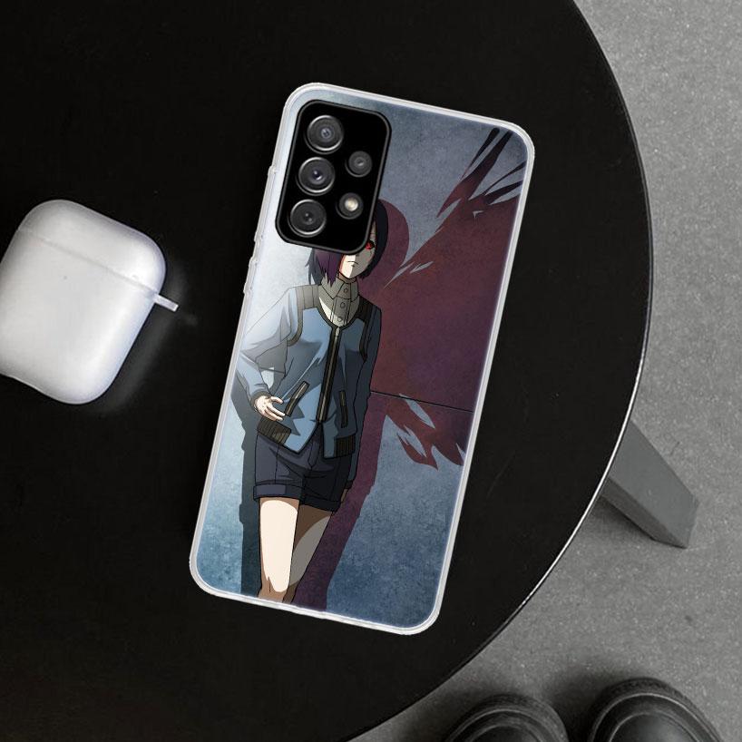 Ghoul Tokyo Touka Kirishima Phone Case Cover for Samsung Galaxy A12 A22 A32 A52 A72 A02S A51 A50S A31 A20S A10S Note 20 Ultra 10