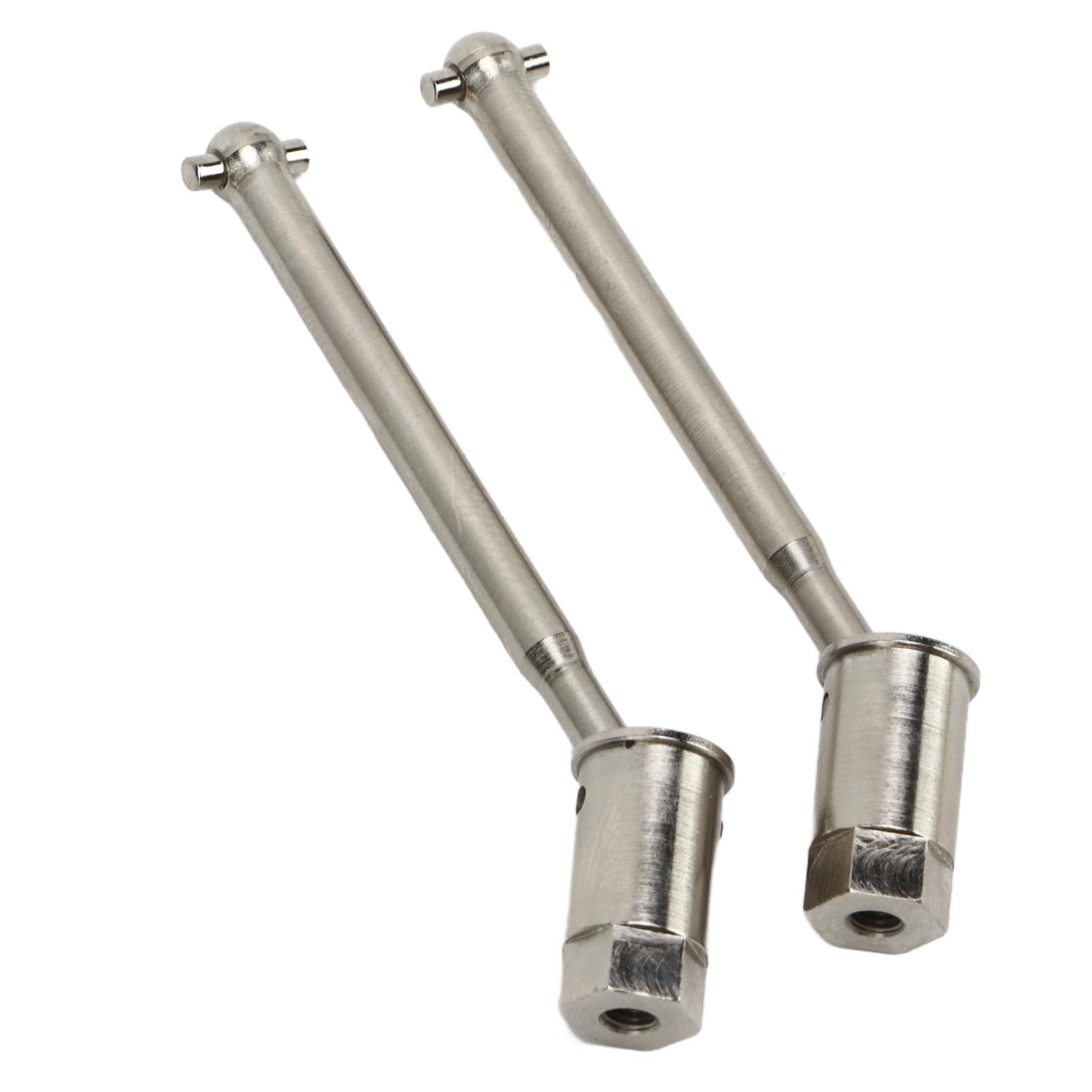 

54mm RC Front Wheel Drive Shaft CVD Steel RC Front Drive Axle for Axial Yeti JR 1 18 Replacement Silver срібний