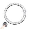 Start Stop Push Button Cover - Car Start Button Decoration Ring Car Handmade Diamond