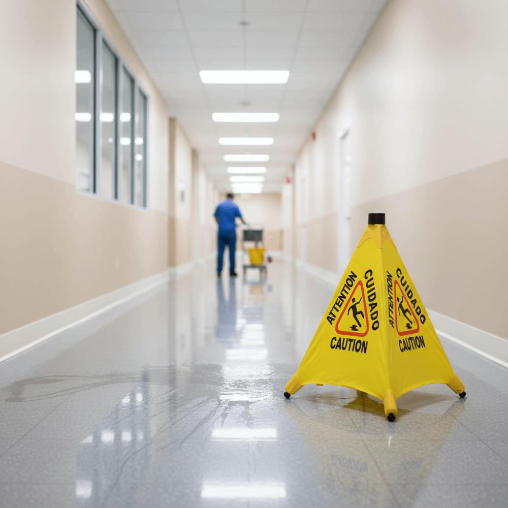Faltbares Nasses Schild Dreieckiger Kegel Pop-Up Warnschild Sicherheitswarnung
