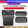 Custom TPE Trunk Mat for Tesla Model Y/3 - Front & Rear Cargo Protection