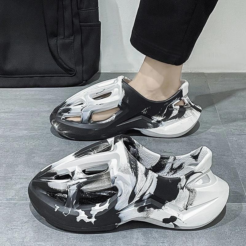 Mode Utomhus Herrsandal Andningsbar Ultralätt Ny Sommar Lågt Pris Nummer 41 Rea Mode Barfota Lyx 2025 Stilar Köp Herrsko