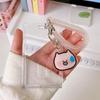 Transparent Credit ID Bank Card Holder Acrylic Photocard Photo Case Organizer Cartoon Key Chain Pendant Passport Pocket Sleeve