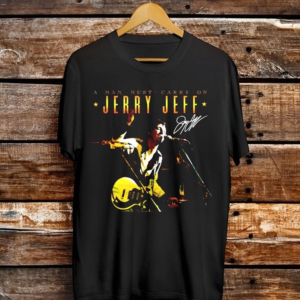 Hot Jerry Jeff Walker Concert Shirt Country Music Black S-5XL Shirt C57 Unisex T-Shirt XXL