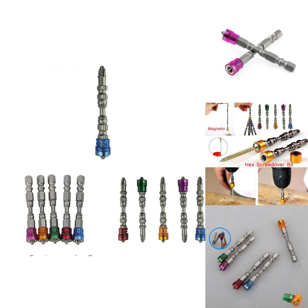 Kit d'outil de perceuse électrique polyvalent avec embout de tournevis magnétique Ph2 de haute qualité