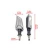 2 Buc Semnalizatoare LED Motocicletă Lumină Spate Intermitent Apă Curgătoare Motocicletă Lumini Intermitente IP68 Impermeabil DC 12V