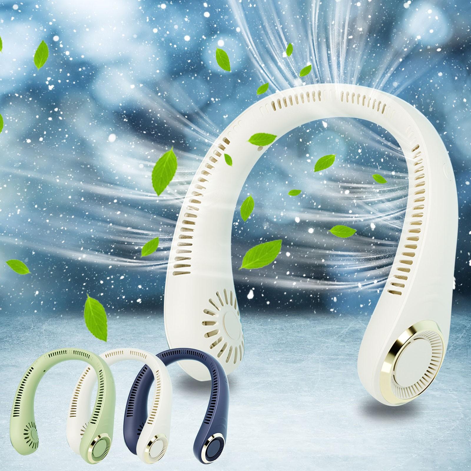 

Портативний вентилятор, підвісний вентилятор без листя, регулювання 3 швидкостей, прохолодне зовнішнє заряджання через USB, портативний складаний підвісний вентилятор, для зовнішнього використання в приміщенні Free Size зелений