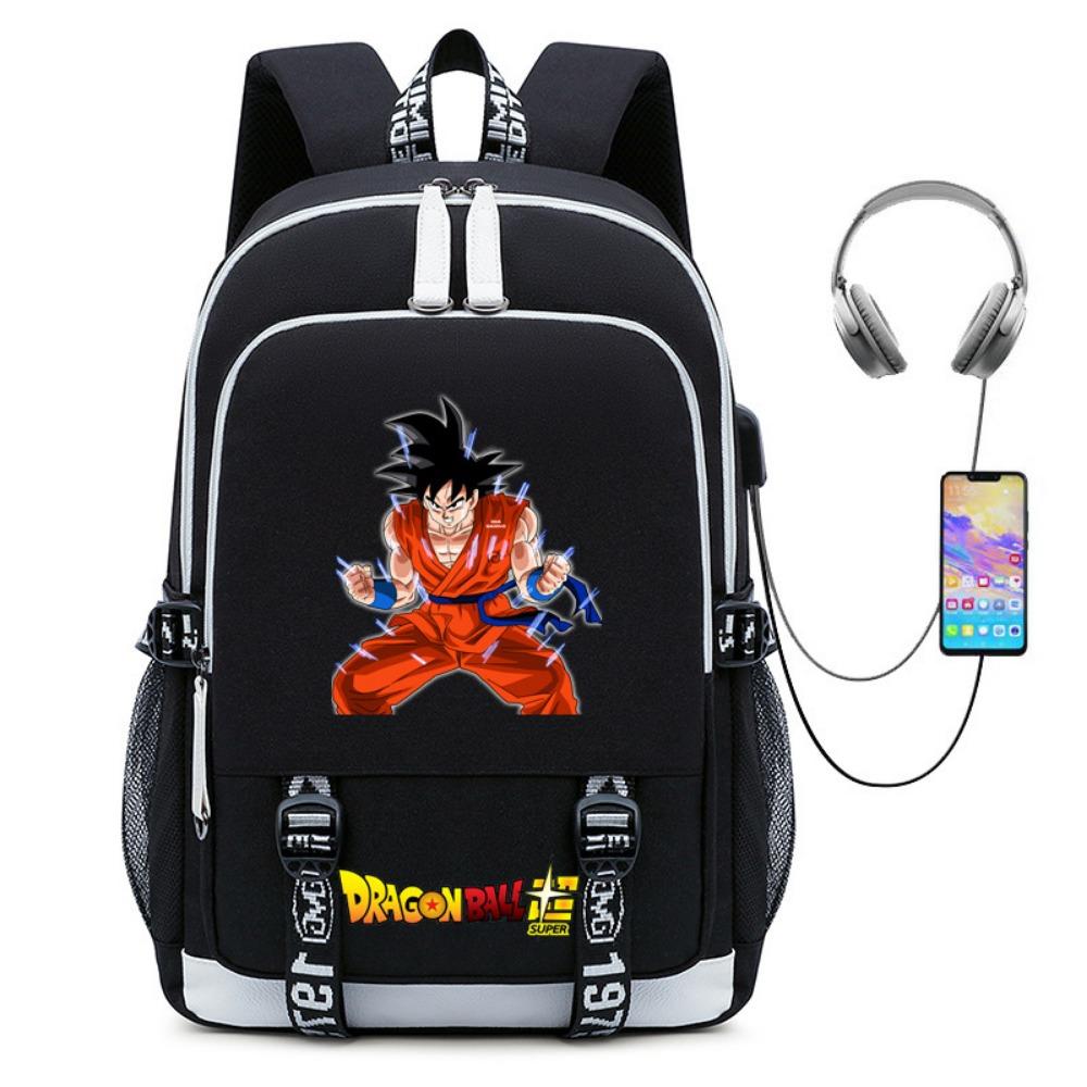 Dragon Ball Sun Wukong School Bag Animation Peripheral Male and Female Students Leisure Backpack Charging Computer Backpack