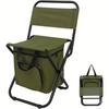 Portable Folding Camping Chair Lightweight with Backrest Carry Bag Included Heavy Duty Outdoor Seat for Camping Fishing