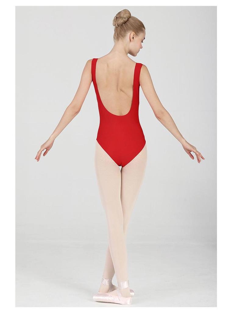 Body professionale in nylon per balletto e ginnastica per donna