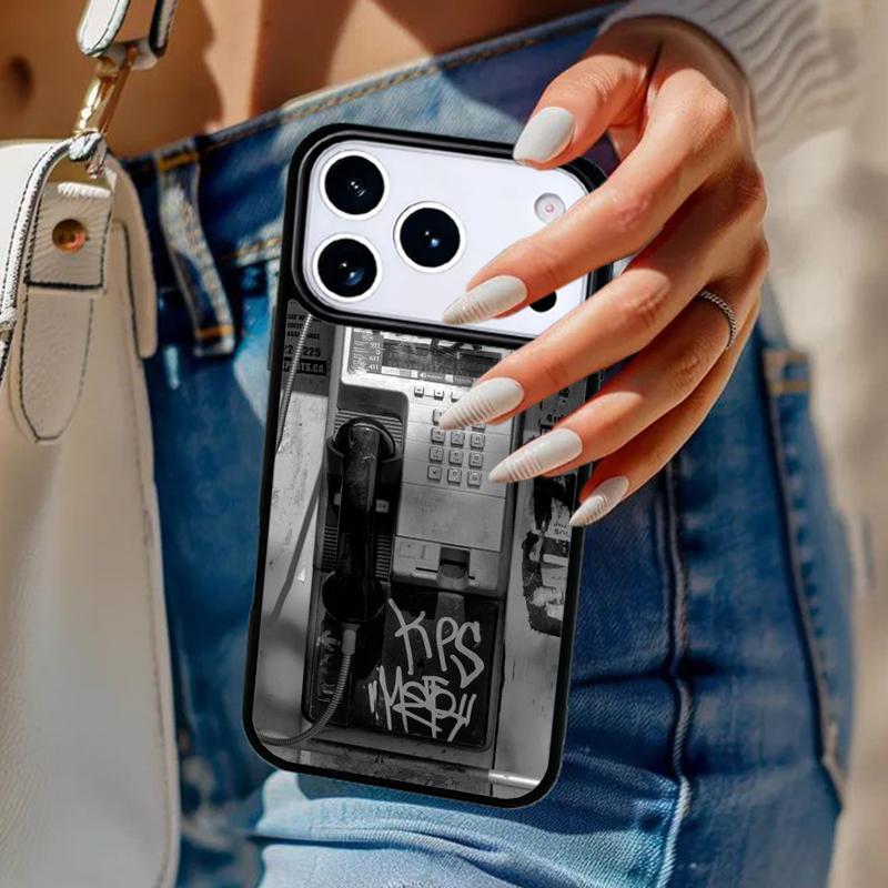 Retro rotary dial telephone Phone Case For iPhone 17 Air 14 15 13 12 Max Cover For Apple 16e 11 Pro Max Plus Coque