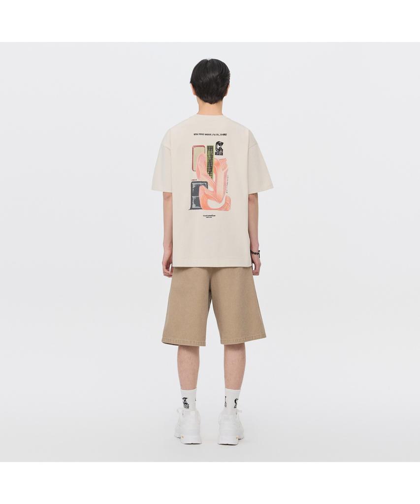 Keoseuuteommellou [Vincent] Ivory Graphic T-Shirt Cwtam26495Ivx