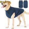 Fleece Dog Sweater Vest Warm Stretchy Pullover Dog Bottoming Shirt Super Soft Solid Color Pet Calming Clothes For Pet Dogs