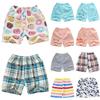 MAITA Children's Boys Girls Short Pants Floral Print Summer Beach Bottoms Cartoon Style for 1-6Y Kids
