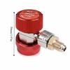 R134 a/C Air Conditioning Coupler Adapter with Extractor Valve Core 1/4 Inch Fitting Low and High AC Coupler Easy To Connect
