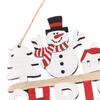 Wooden Christmas Hanging Ornament with Bells, Sign, Door Sign for Porch, Housewarming,