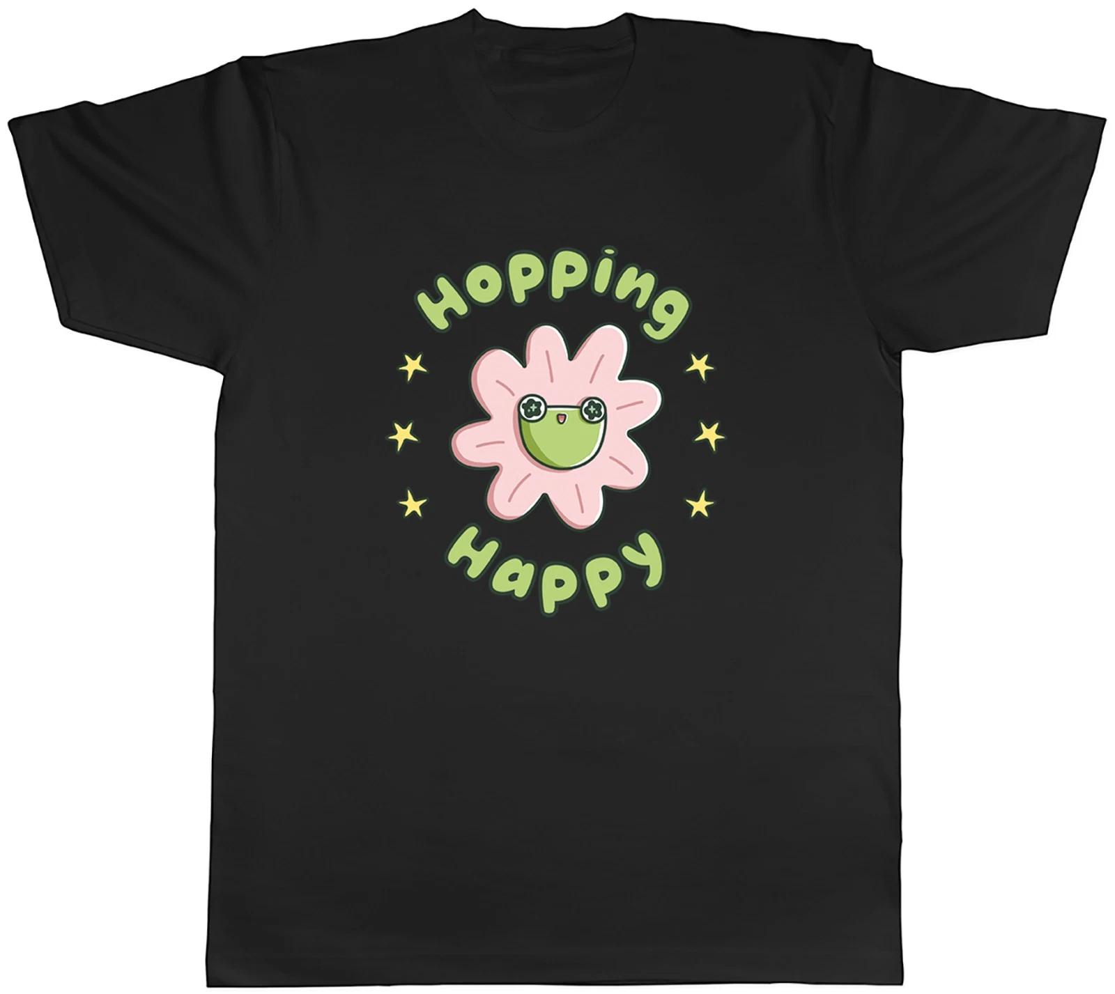 Hopping Happy Happiness Frogs Mens T-Shirt Tee Gift Top XXXXL