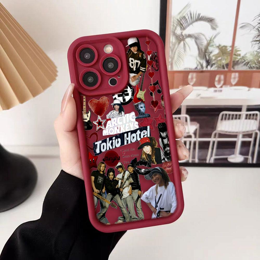 T-Tokio Hotel Tom Bill K-Kaulitz Phone Case For iPhone Apple 17 AIR 16 16E 11 12 13 14 15 XR Plus Pro Max Case Shockproof Cover IPHONE17