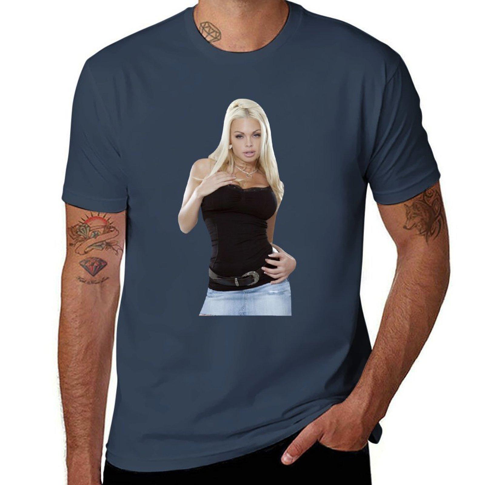 Jesse Jane Tshirt Nonshrink Basic Cotton Tshirt S
