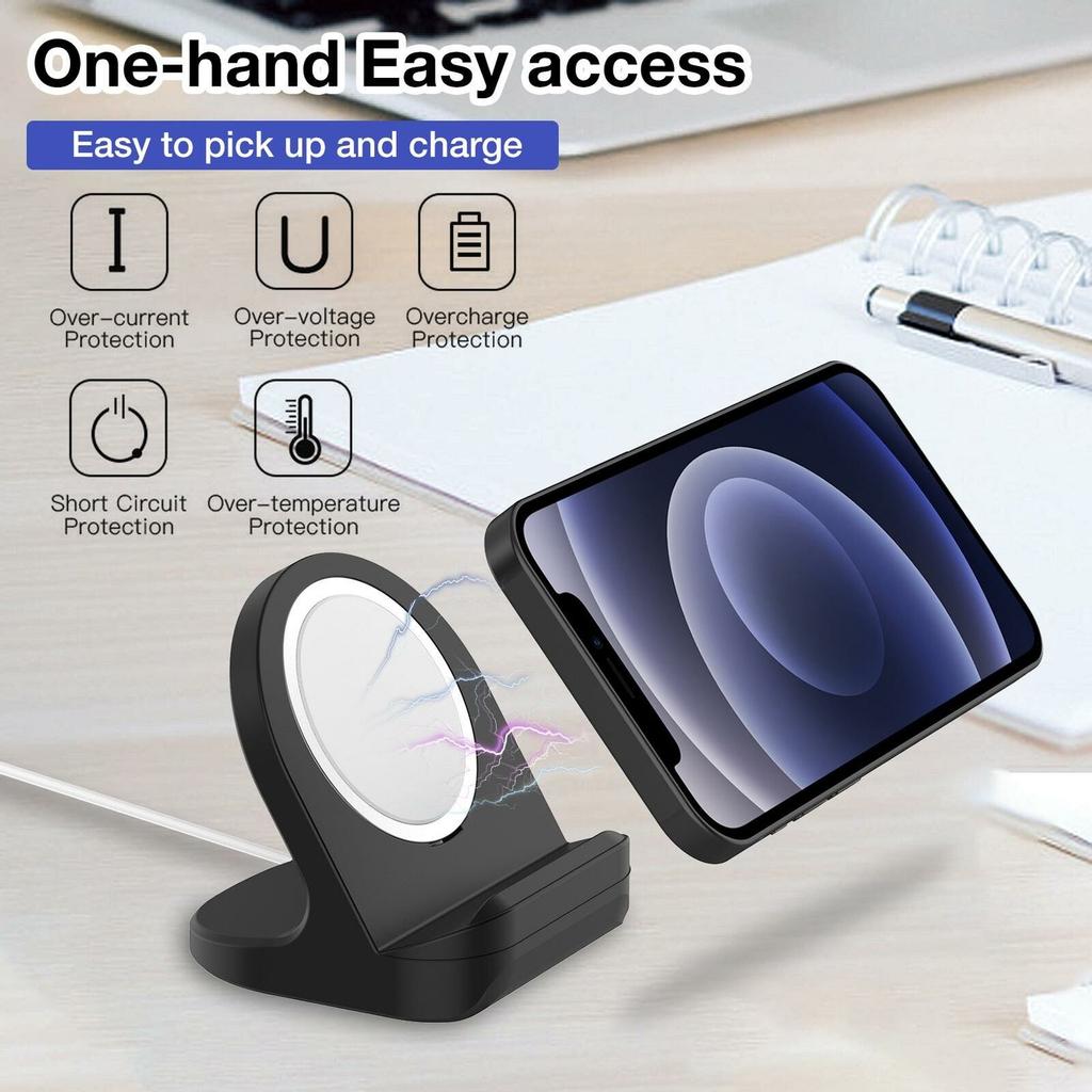 Desktop Phone Charger Stand Silicone Phone Holder For MagSafe-Wireless Charger