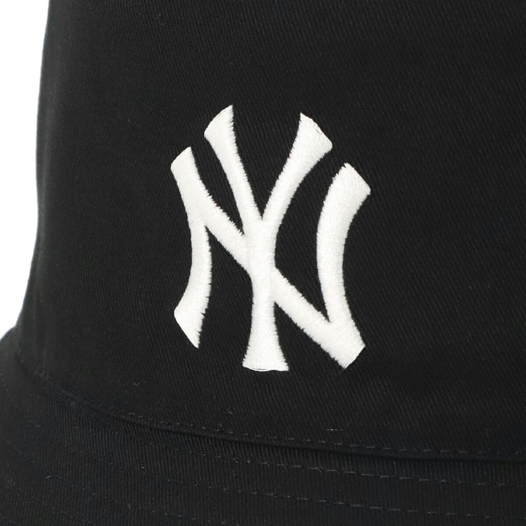 New Era MLB Jacquard Reversible Bucket NY Size BUCKET01 RV JACQUARD NEYYAN NER36C3721 Hat, Black, M/L, BLK, 14388499,