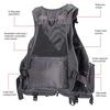 Bassdash Fishing Vest, Mesh Outdoor Top, Multifunctional Vest, Unisex, One Size Fits All (F-22 Gray)