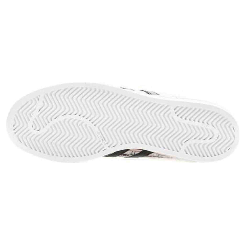 Nigo X Adidas Superstar Bearfoot Palm Tree Unisex Sneakers White Footwear-White Core-Black S75556