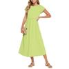 Women's Fashion Temperament Elegant Waisted Casual Dresses