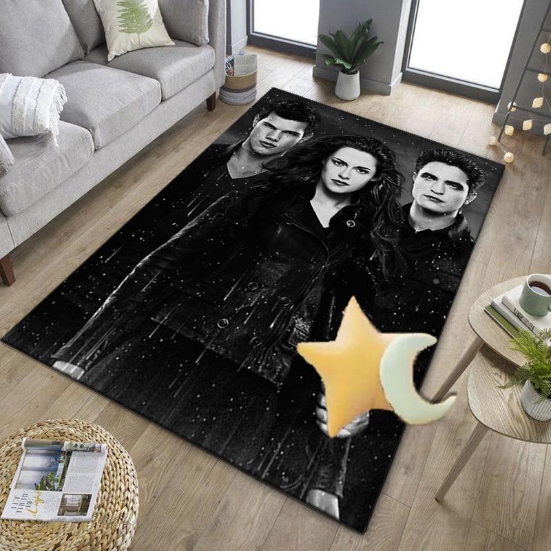 Eclipse Twilight vampire Office Rug Chair Mat, Game Carpet, Suitable for Front Door, Bedroom, Living Room, Desk, Holiday Gift