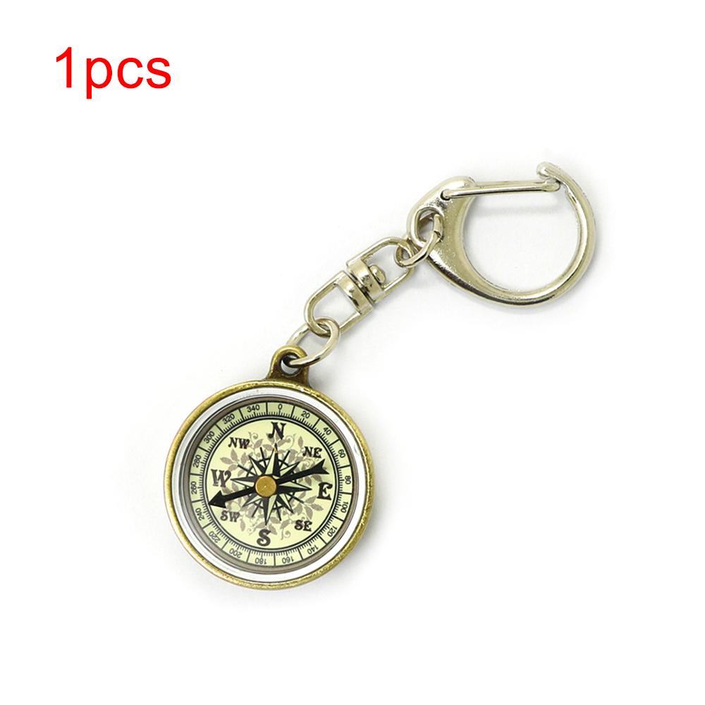 Mini Kompas Survivalowy Przenośny Outdoorowy Kemping Piesze Wycieczki Kieszonkowy Nawigator Przygoda Brelok Kompas Sprzęt