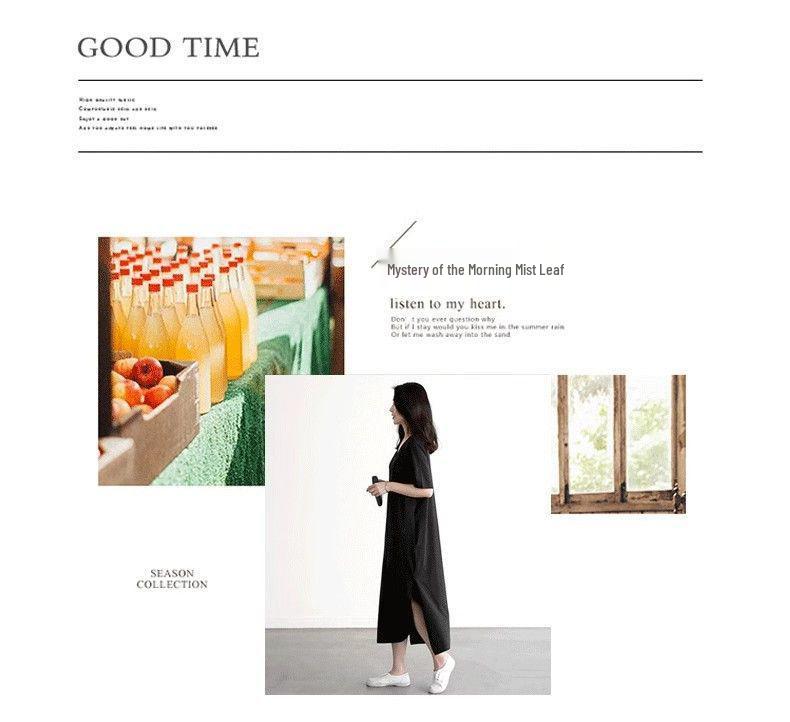 Women's Plus Size Modal Nightgown with Bra Pads - Summer Loose Fit, Short Sleeve, Long Style