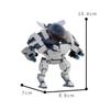 Building Blocks Tactical Combat Mecha Model Small Particle Puzzle Assembly Assembly Building Blocks Toy Ornaments