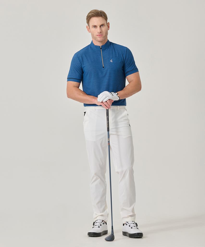 BILTMORE Men'S Golf Cation Jacquard Short Sleeve T-Shirt