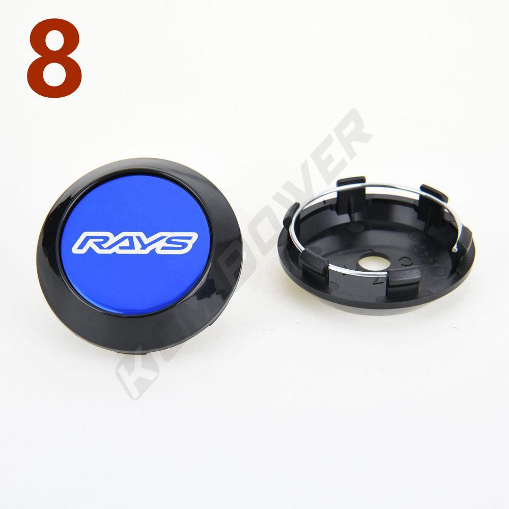 4 Piezas Diámetro Exterior 70MM / Diámetro Interior 63MM Tapa Central Deportiva para Llanta VOLK RAYS Tapa Central de Rueda Tapa de Cubo de Rueda