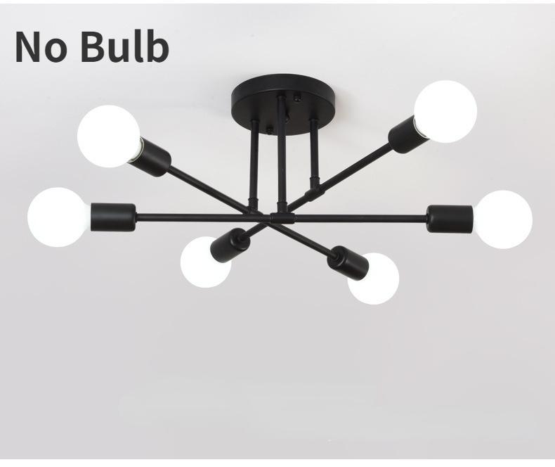 Dropshiping Candelabru Modern Simplu Decor Acasă Iluminat Becuri LED Lampă de Plafon Pentru Dormitor Sală de Mese Living Lampă Suspendată