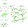 Pvc Glow In The Dark Dinosaur Skeletons Collection With Realistic Details For Enthusiasts