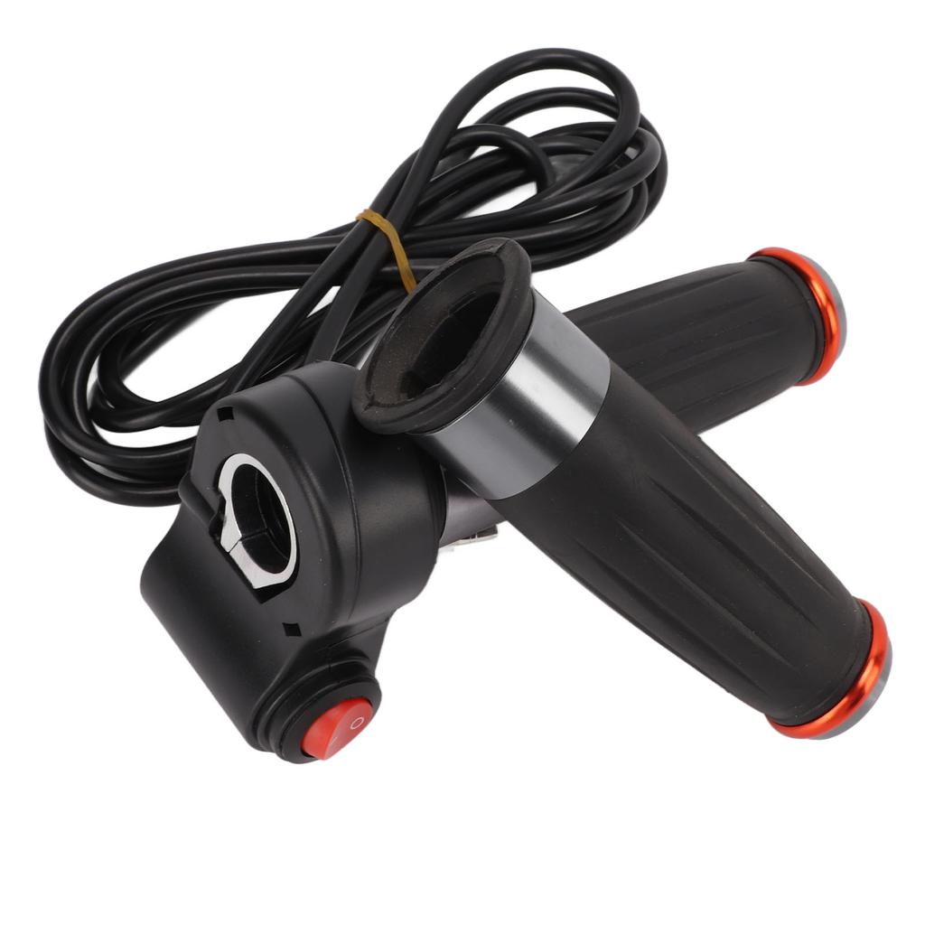 1Pair Electric Vehicle Twist Throttle Accelerator Handle Grip Double Ring Handle Grips Set