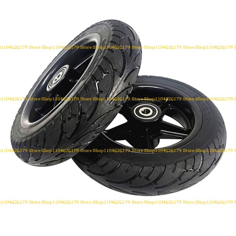 A1A2 8Inch Electric Scooter Solid Rubber Wheel with Bearings Kids Kickscooter Wheel Adult Scooter Replacement Spare Wheel