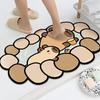 Cute Capybara Bathroom Foot Pad Absorbent Cartoon Doormat Diatom Mud Quick Drying Carpet