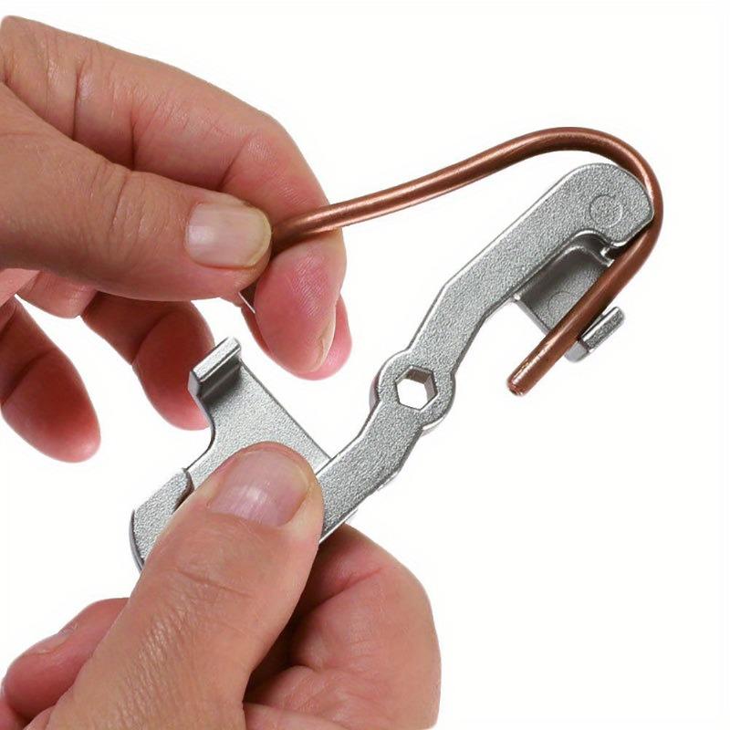 Auto Car Vehicle Metal 5mm Brake Pipe Bender Handy Tool with 2 Bending Options Hand-held Disassembly Tools