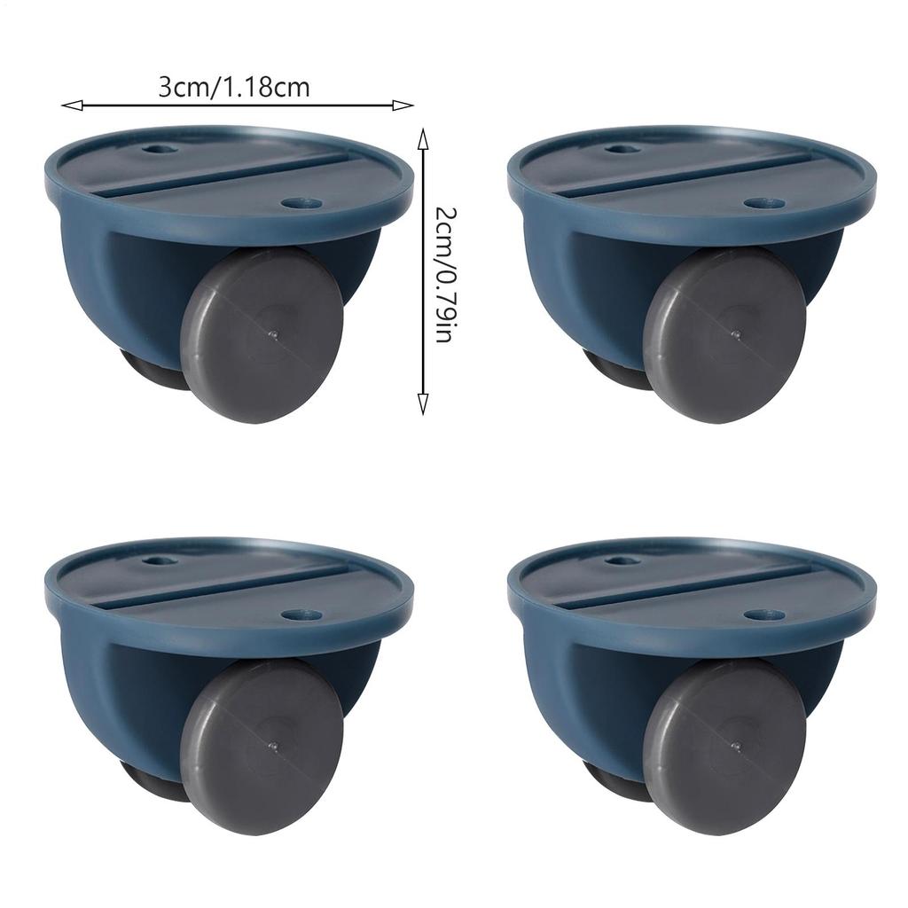 Mini Adhesive Wheels Self Adhesive Wheels Small 4Pcs Mini Fixed Wheels Small Wheels For Storage Boxes Adhesive Rolling Feet For