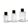 Gradient Glass Perfume Decanter Spray Bottle - Flat Square Design (30ml, 50ml, 80ml, 90ml)